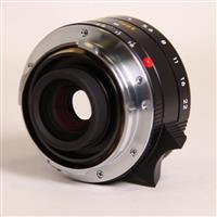 Used Leica Elmarit M 28mm f/2.8 ASPH Lens Black Anodised