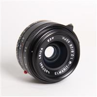 Used Leica Elmarit M 28mm f/2.8 ASPH Lens Black Anodised