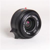 Used Leica Elmarit M 28mm f/2.8 ASPH Lens Black Anodised