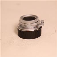 Used Leica Summaron M 28mm f/5.6 Lens Silver Chrome