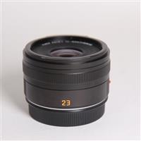 Used Leica Summicron T 23mm f/2 ASPH Lens Black Anodised