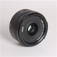 Used Leica Summicron T 23mm f/2 ASPH Lens Black Anodised