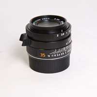 Used Leica Summicron M 35mm f/2 ASPH Lens Black Anodised