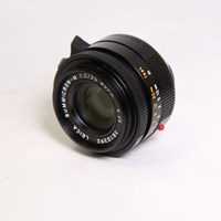 Used Leica Summicron M 35mm f/2 ASPH Lens Black Anodised