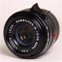 Used Leica Summicron M 35mm f/2 ASPH Lens Black Anodised