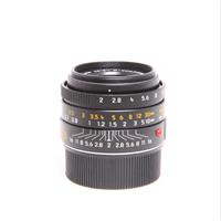 Used Leica Summicron M 35mm f/2 ASPH Lens Black Anodised