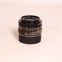 Used Leica Summicron M 35mm f/2 ASPH Lens Black Anodised