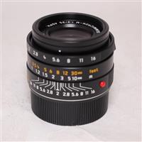 Used Leica Summicron M 35mm f/2 ASPH Lens Black Anodised