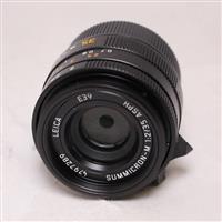 Used Leica Summicron M 35mm f/2 ASPH Lens Black Anodised