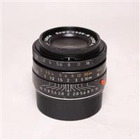 Used Leica Summicron M 35mm f/2 ASPH Lens Black Anodised 11879