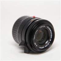 Used Leica Summicron M 35mm f/2 ASPH Lens Black Anodised