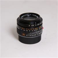 Used Leica Summicron M 35mm f/2 ASPH Lens Black Anodised