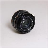 Used Leica Summicron M 35mm f/2 ASPH Lens Black Anodised