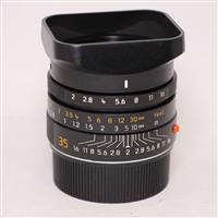 Used Leica Summicron M 35mm f/2 ASPH Lens Black Anodised