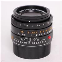 Used Leica Summicron M 35mm f/2 ASPH Lens Black Anodised