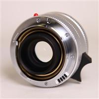 Used Leica Summicron M 35mm f/2 ASPH Lens Silver Anodised