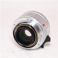 Used Leica Summicron M 35mm f/2 ASPH Lens Silver Anodised