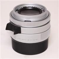 Used Leica Summicron M 35mm f/2 ASPH Lens Silver Anodised