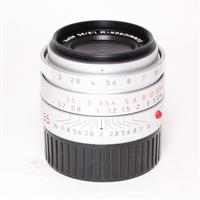 Used Leica Summicron M 35mm f/2 ASPH Lens Silver Anodised