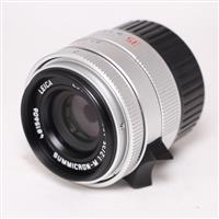 Used Leica Summicron M 35mm f/2 ASPH Lens Silver Anodised