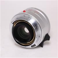 Used Leica Summicron M 35mm f/2 ASPH Lens Silver Anodised