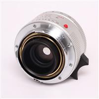 Used Leica Summicron M 35mm f/2 ASPH Lens Silver Anodised
