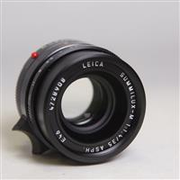 Used Leica Summilux M 35mm f/1.4 ASPH FLE Lens Black Anodised