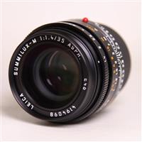 Used Leica Summilux M 35mm f/1.4 ASPH FLE Lens Black Anodised