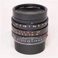 Used Leica 35mm f/1.4 Summilux-M ASPH. 6-bit Black anodised