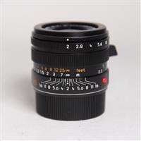 Used Leica APO-Summicron-M 35mm f/2 ASPH. Lens Black Anodised