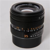 Used Leica APO-Summicron-M 35mm f/2 ASPH. Lens Black Anodised