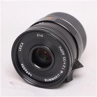 Used Leica Summarit M 35mm f/2.4 ASPH Lens Black Anodised