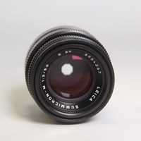 Used Leica Summicron M 50mm f/2 Lens Black Anodised