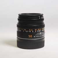 Used Leica Summicron M 50mm f/2 Lens Black Anodised