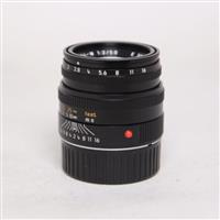 Used Leica Summicron M 50mm f/2 Lens Black Anodised