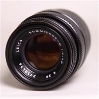 Used Leica Summicron M 50mm f/2 Lens Black Anodised