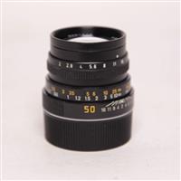 Used Leica Summicron LEITZ Ver : 4 (11819) M 50mm f/2 Lens Black Anodised