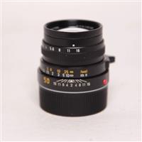 Used Leica Summicron LEITZ Ver : 4 (11819) M 50mm f/2 Lens Black Anodised