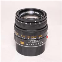 Leica Summicron M 50mm f/2 Lens Black Anodised