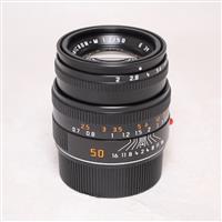 Leica Summicron M 50mm f/2 Lens Black Anodised