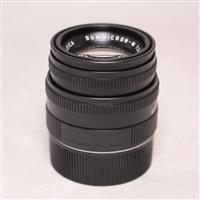 Leica Summicron M 50mm f/2 Lens Black Anodised