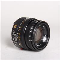 Leica Summicron M 50mm f/2 Lens Black Anodised