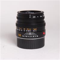 Leica Summicron M 50mm f/2 Lens Black Anodised
