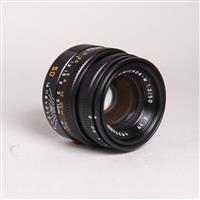 Leica Summicron M 50mm f/2 Lens Black Anodised