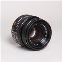 Used Leica Summicron M 50mm f/2 Lens Black Anodised