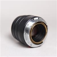 Used Leica Summicron M 50mm f/2 Lens Black Anodised