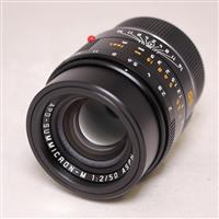 Used Leica APO Summicron M 50mm f/2 ASPH Lens Black Anodised 11141