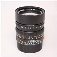 Used Leica Summilux M 50mm f/1.4 ASPH Lens Black Anodised
