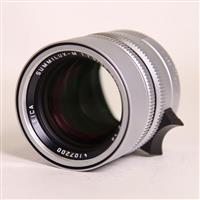 Used Leica Summilux M 50mm f/1.4 ASPH Lens Silver Chrome Edition