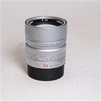 Used Leica Summilux M 50mm f/1.4 ASPH Lens Silver Chrome Edition